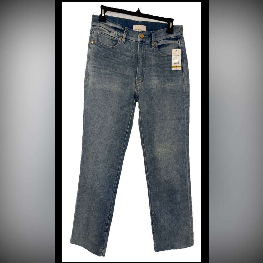 Habitual “Pace” High Rise Slim Straight Jeans